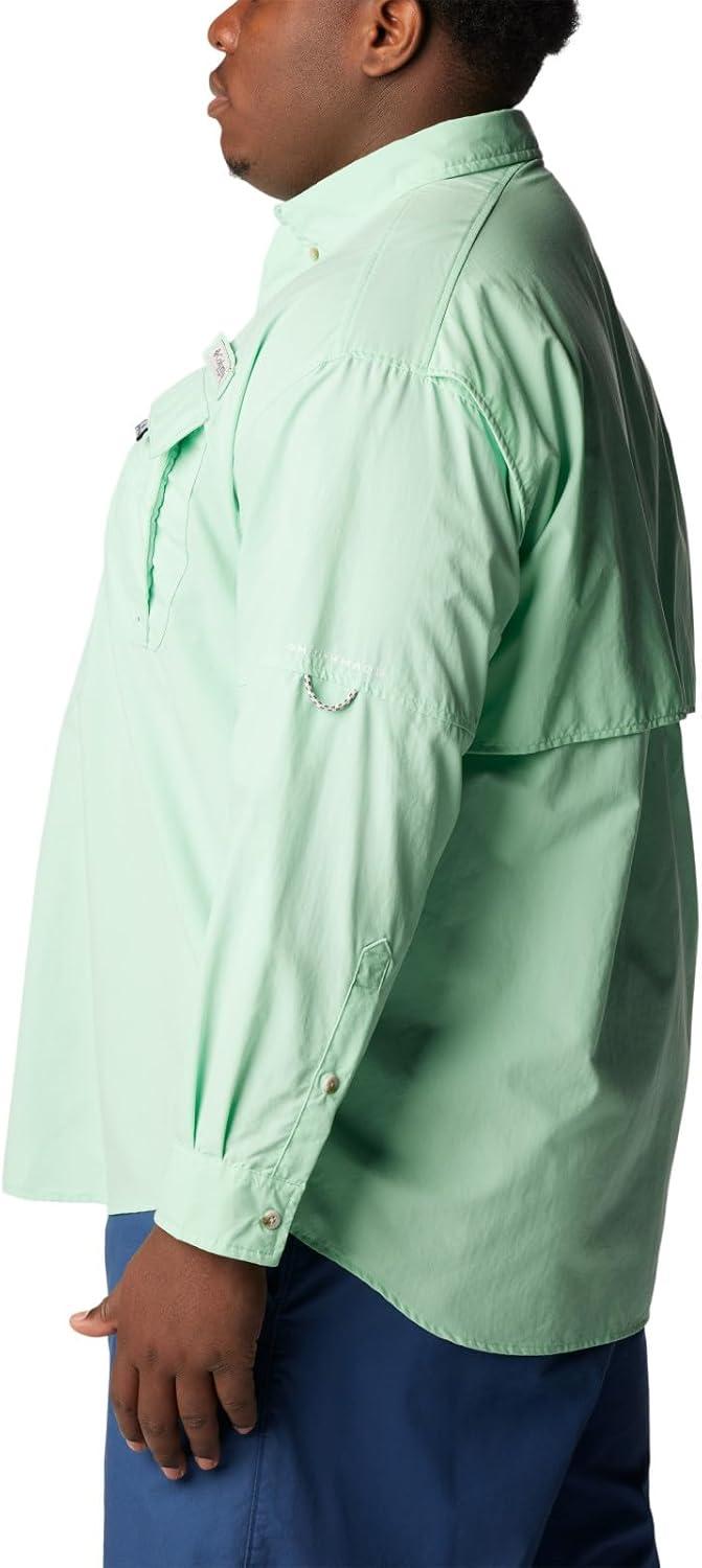 imageColumbia Mens PFG Bahama II Long Sleeve Fishing ShirtMint Cay