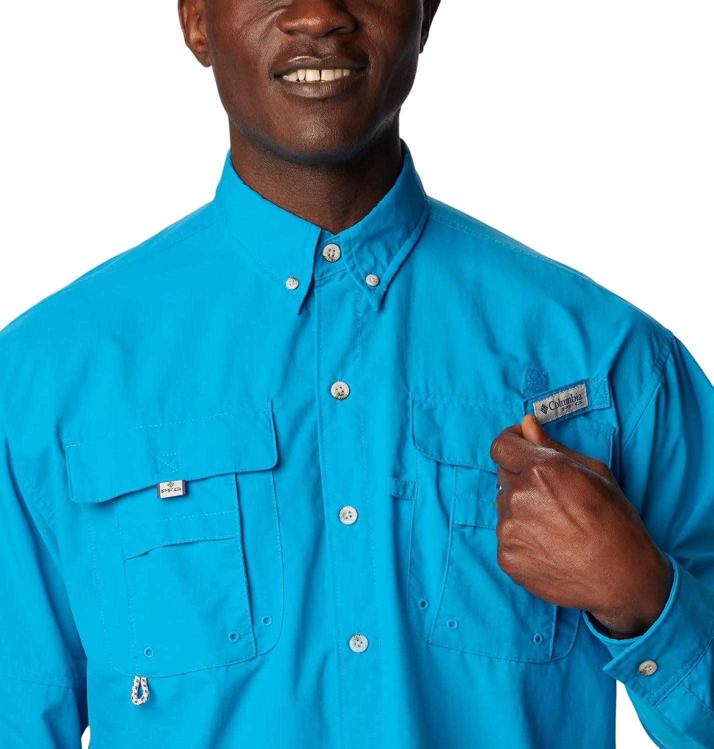 imageColumbia Mens PFG Bahama II Long Sleeve Fishing ShirtPool