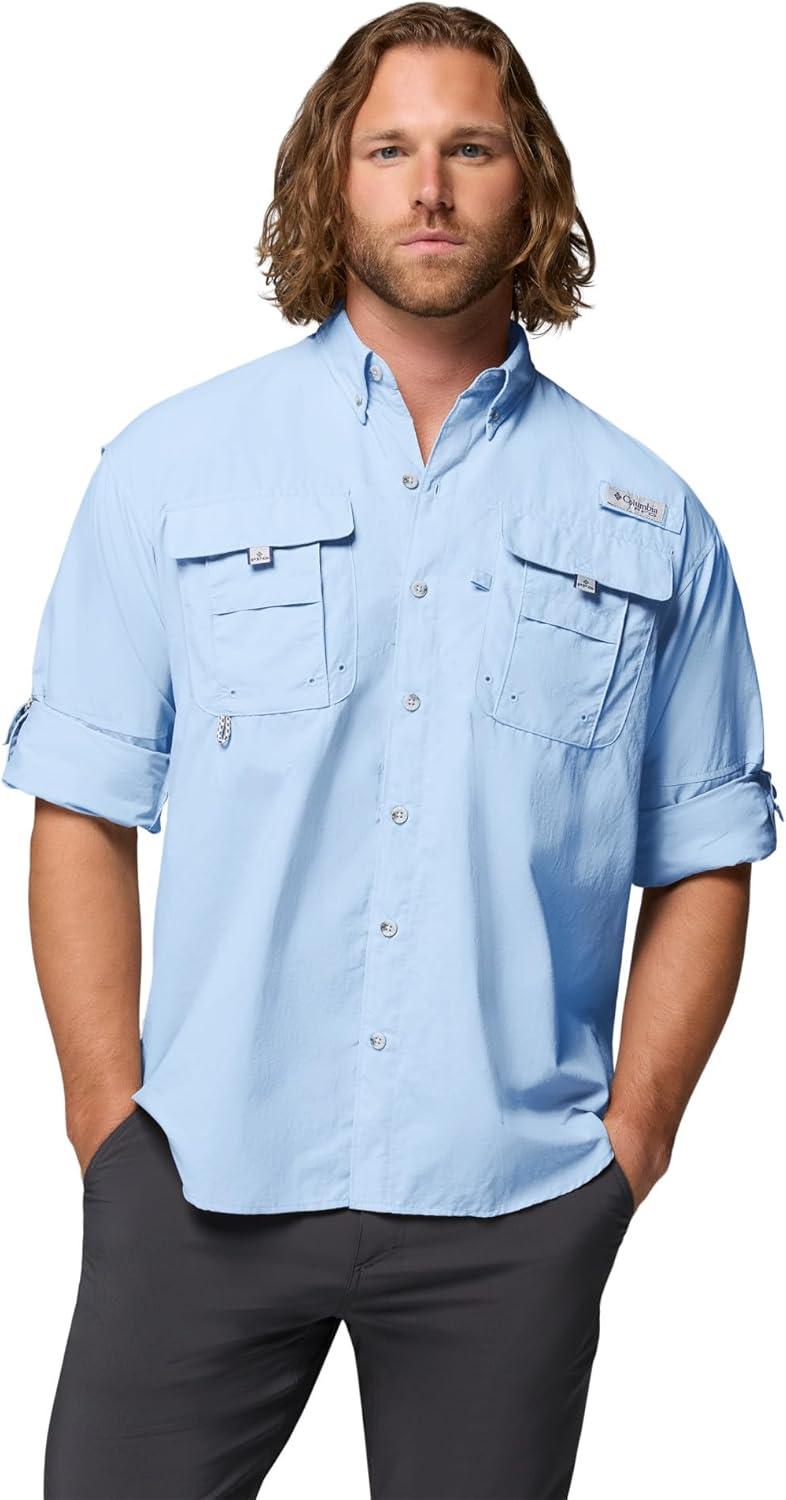 imageColumbia Mens PFG Bahama II Long Sleeve Fishing ShirtSail