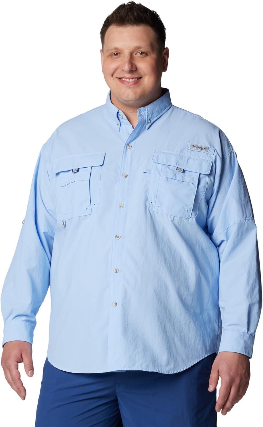 imageColumbia Mens PFG Bahama II Long Sleeve Fishing ShirtSail