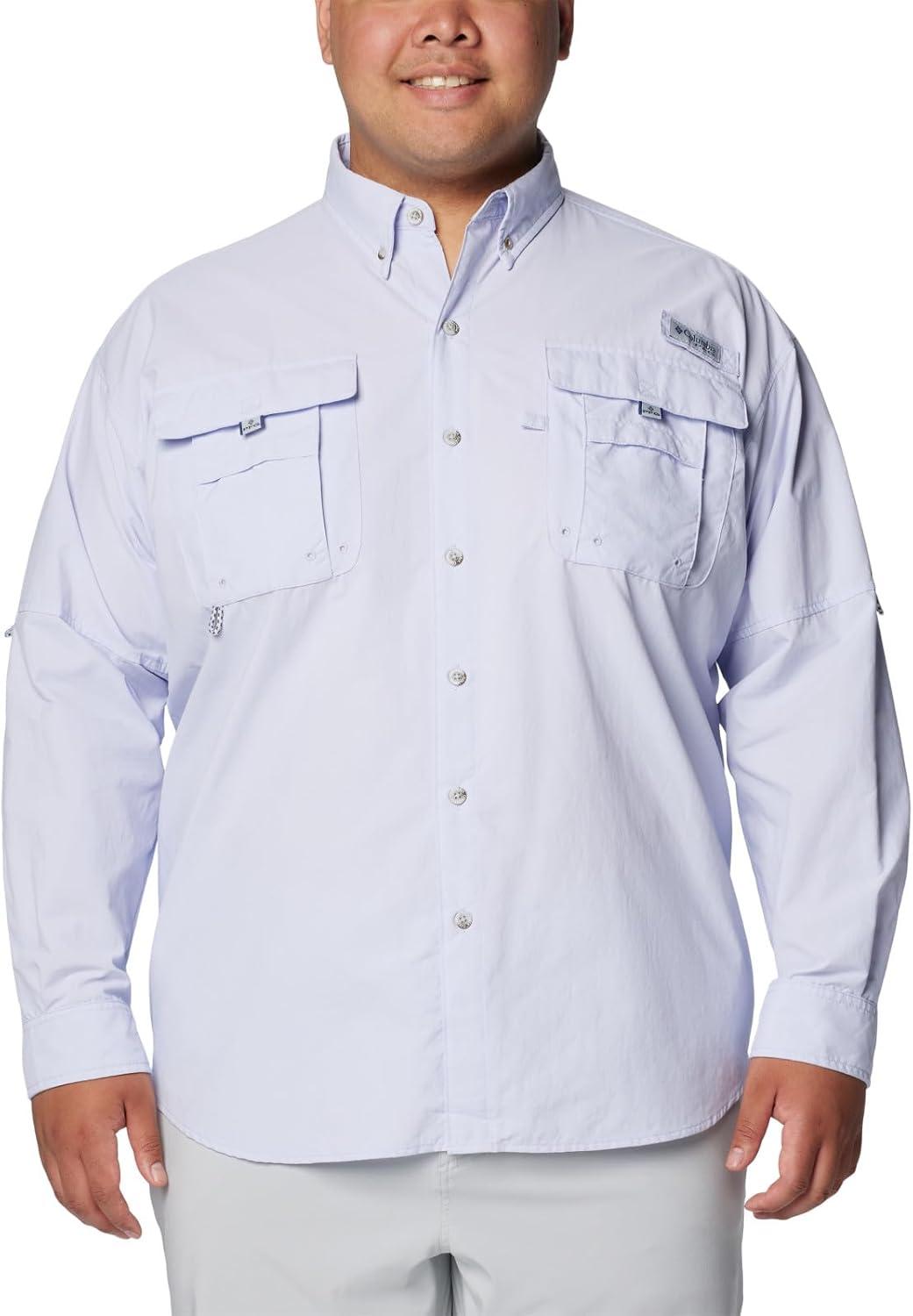 imageColumbia Mens PFG Bahama II Long Sleeve Fishing ShirtSnowdrift