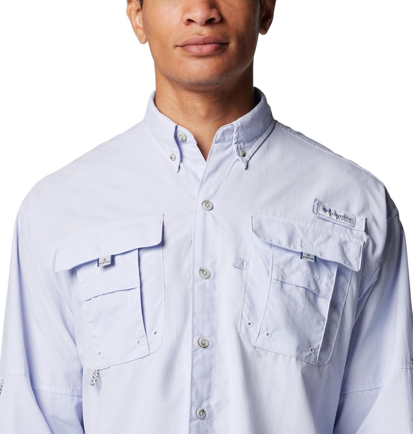 imageColumbia Mens PFG Bahama II Long Sleeve Fishing ShirtSnowdrift