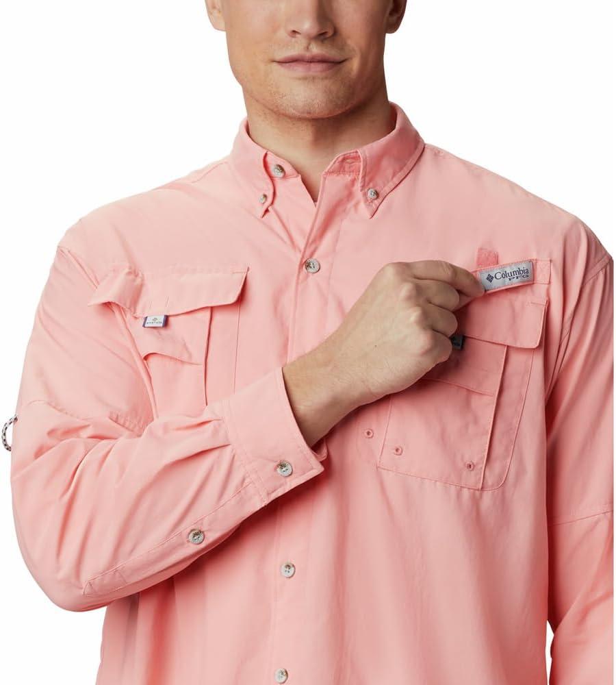 imageColumbia Mens PFG Bahama II Long Sleeve Fishing ShirtSorbet