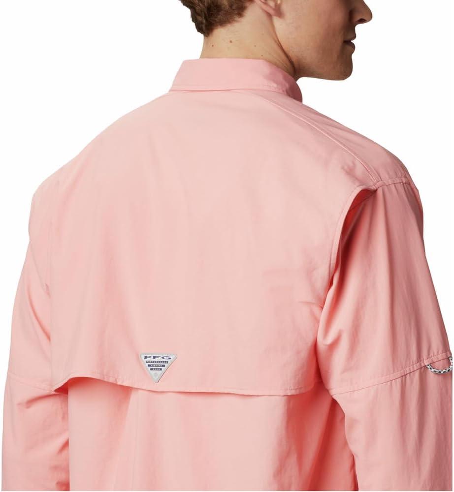 imageColumbia Mens PFG Bahama II Long Sleeve Fishing ShirtSorbet