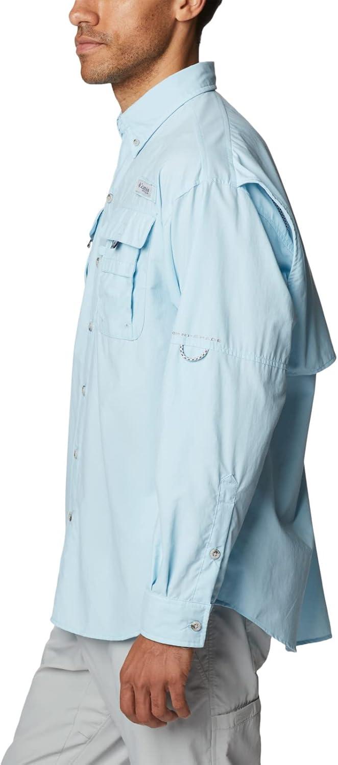 imageColumbia Mens PFG Bahama II Long Sleeve Fishing ShirtSpring Blue