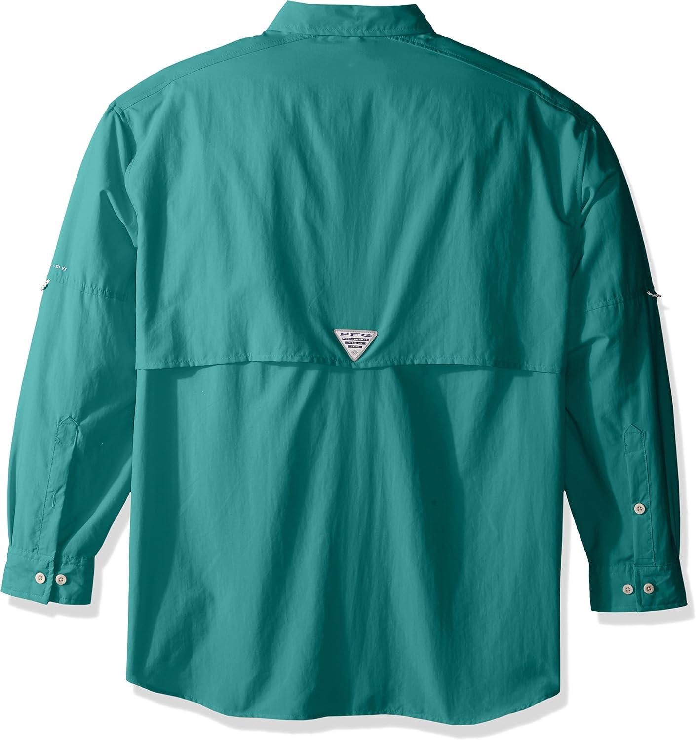 imageColumbia Mens PFG Bahama II Long Sleeve Fishing ShirtTeal