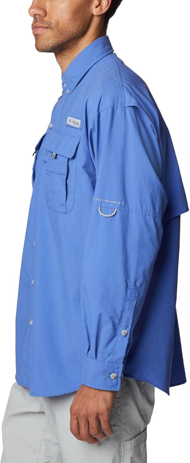 imageColumbia Mens PFG Bahama II Long Sleeve Fishing ShirtViolet Sea