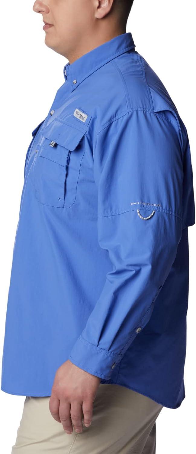 imageColumbia Mens PFG Bahama II Long Sleeve Fishing ShirtViolet Sea