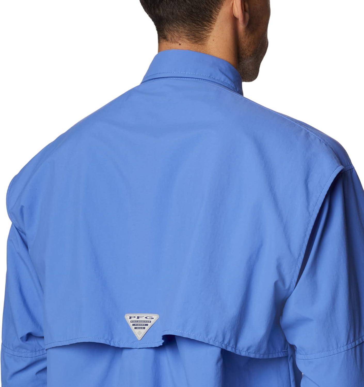 imageColumbia Mens PFG Bahama II Long Sleeve Fishing ShirtViolet Sea