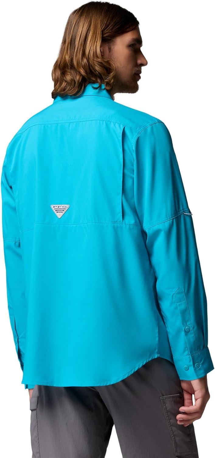 imageColumbia Mens PFG Blood and Guts V Long Sleeve ShirtOcean Teal