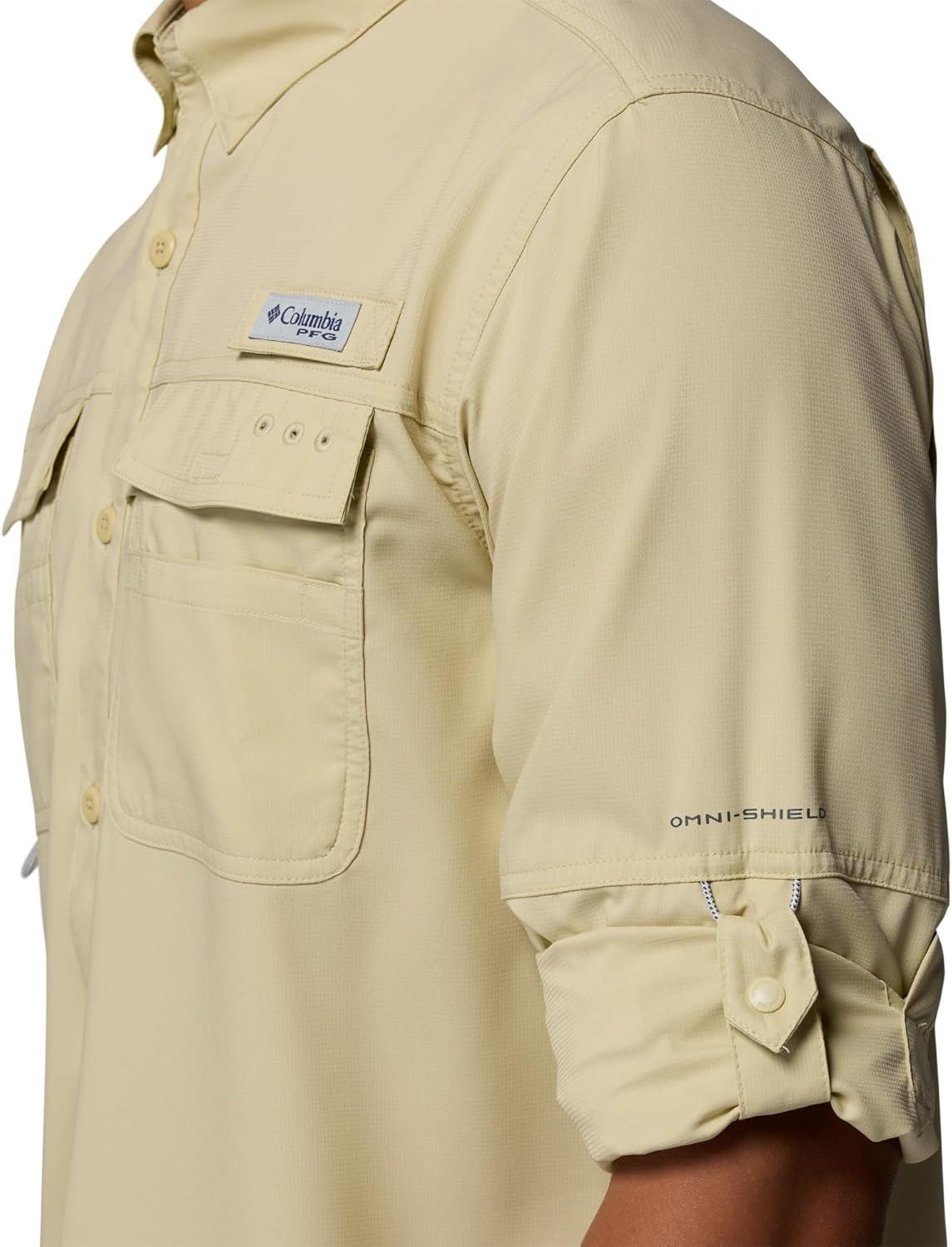 imageColumbia Mens PFG Blood and Guts V Long Sleeve ShirtSerpentine