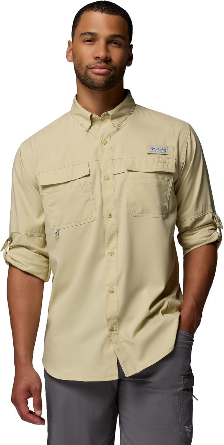 imageColumbia Mens PFG Blood and Guts V Long Sleeve ShirtSerpentine
