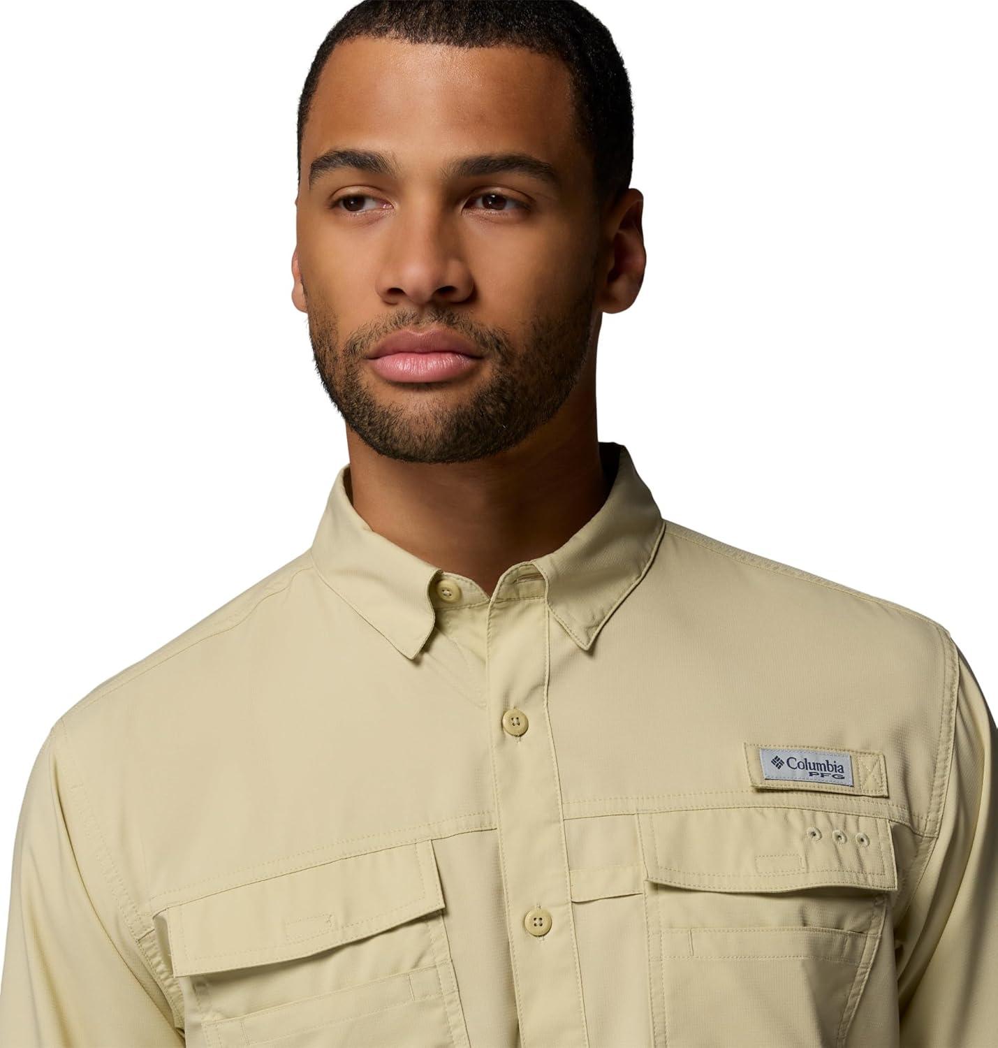 imageColumbia Mens PFG Blood and Guts V Long Sleeve ShirtSerpentine
