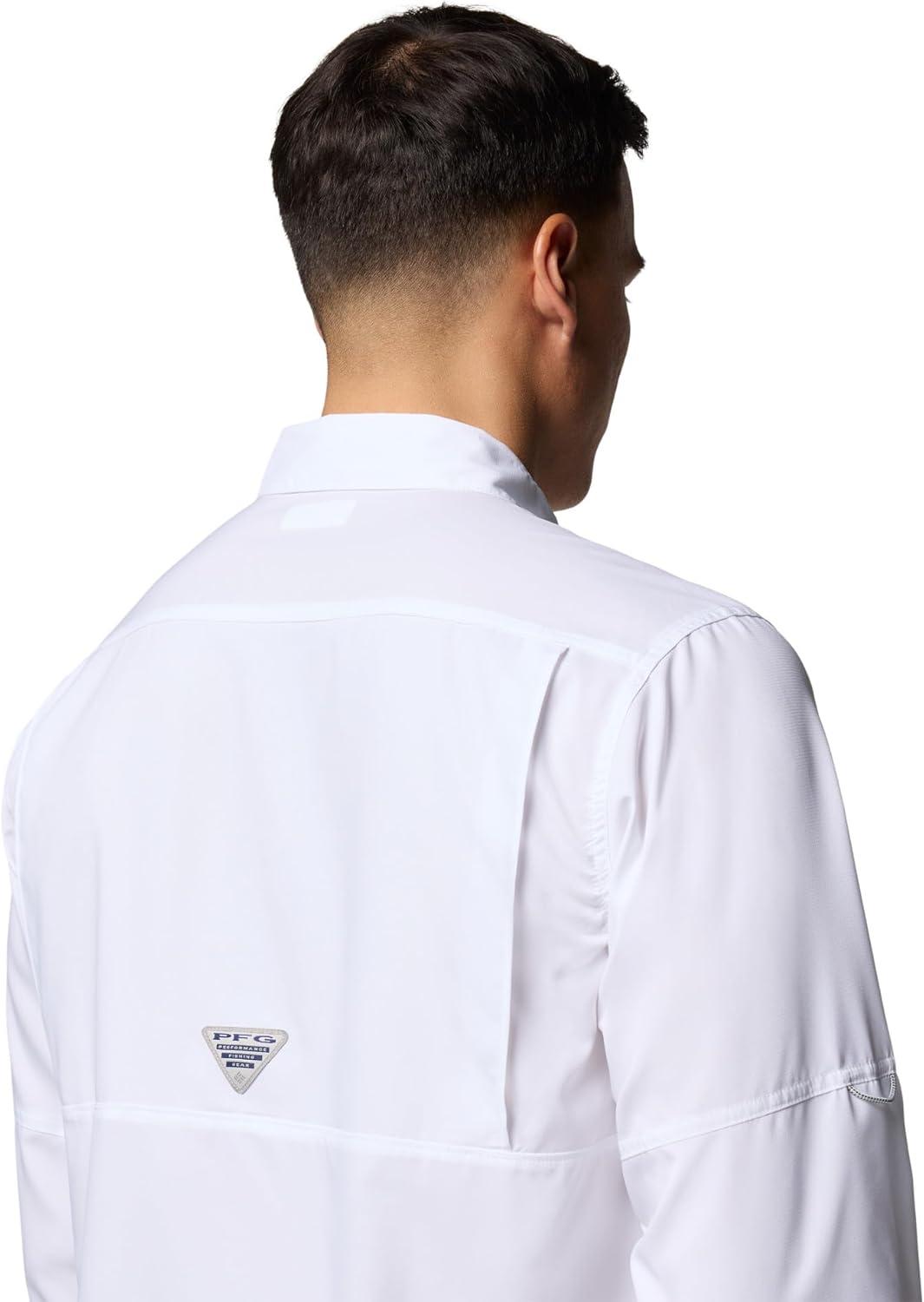 imageColumbia Mens PFG Blood and Guts V Long Sleeve ShirtWhite