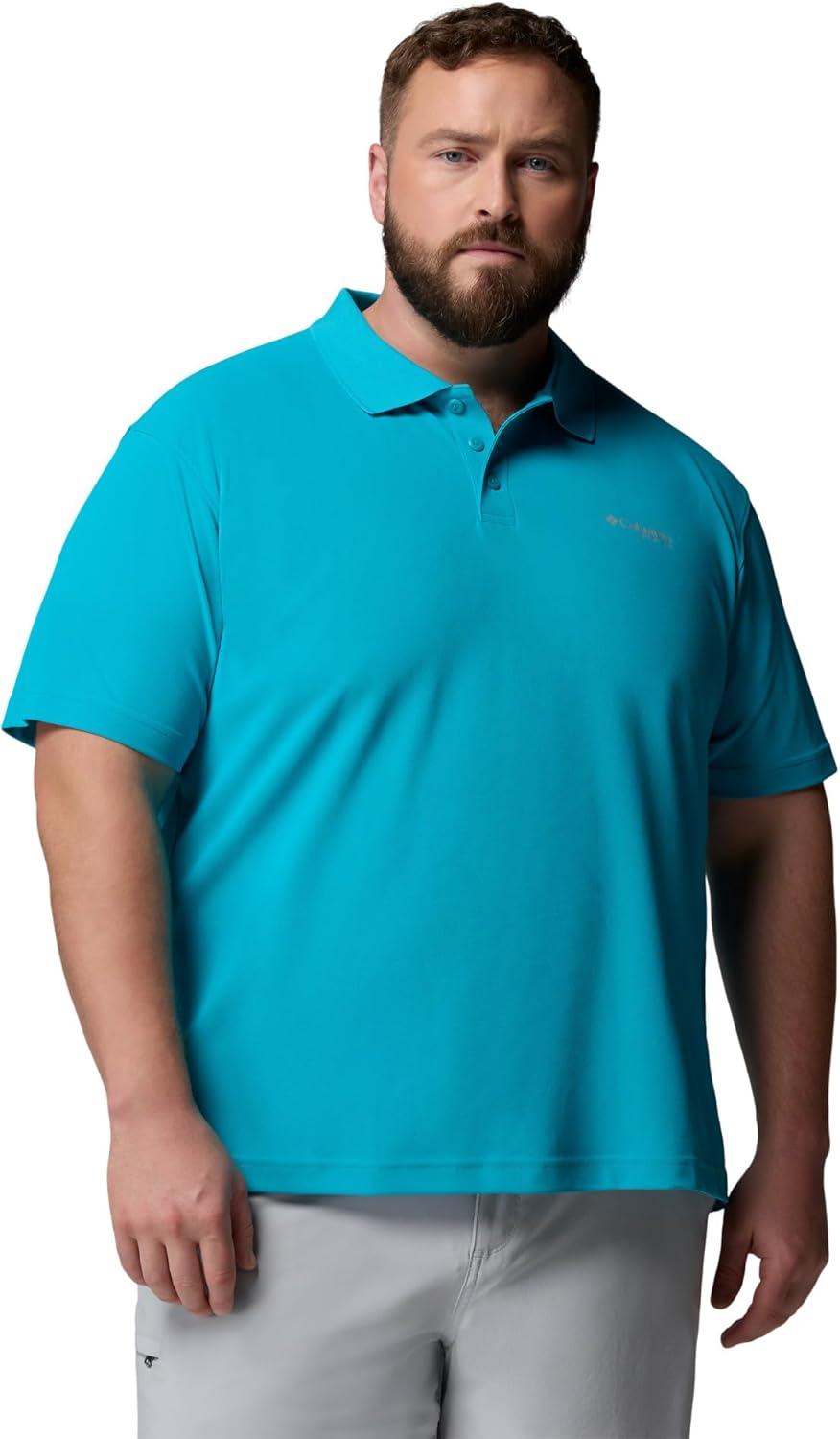 imageColumbia Mens PFG Freezer PoloOcean Teal