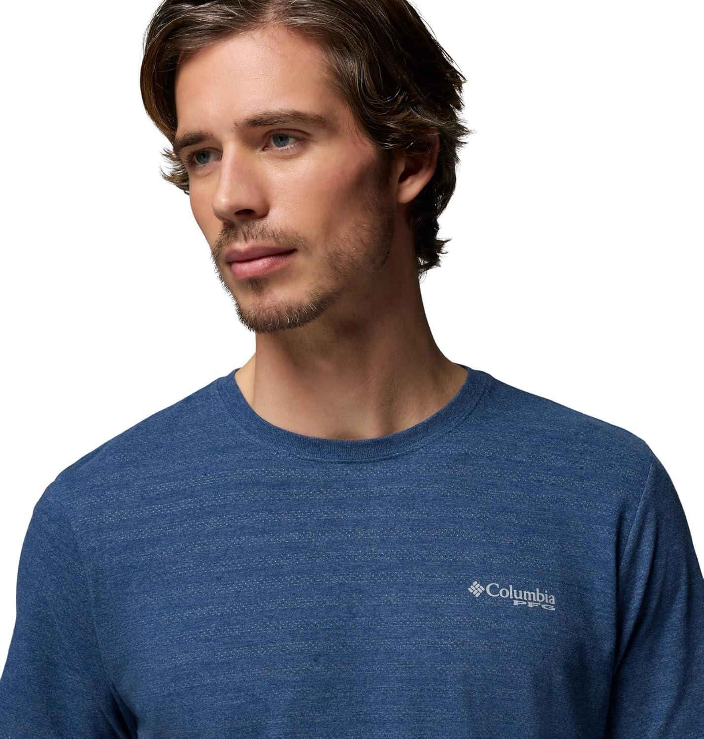 imageColumbia Mens PFG Freezer Short Sleeve TeeCarbon