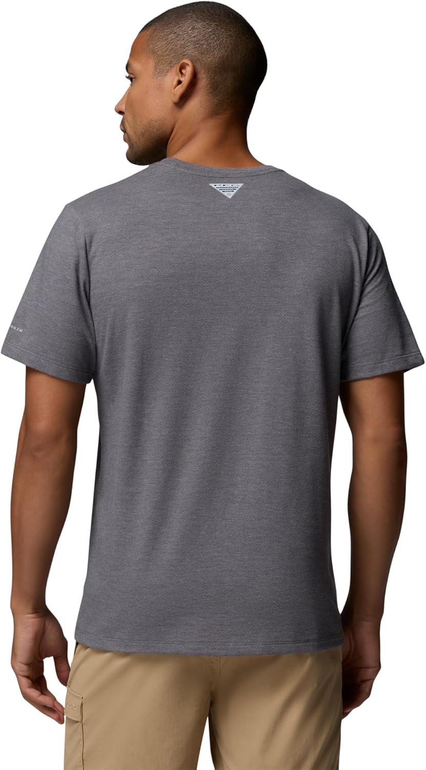 imageColumbia Mens PFG Freezer Short Sleeve TeeCity Grey