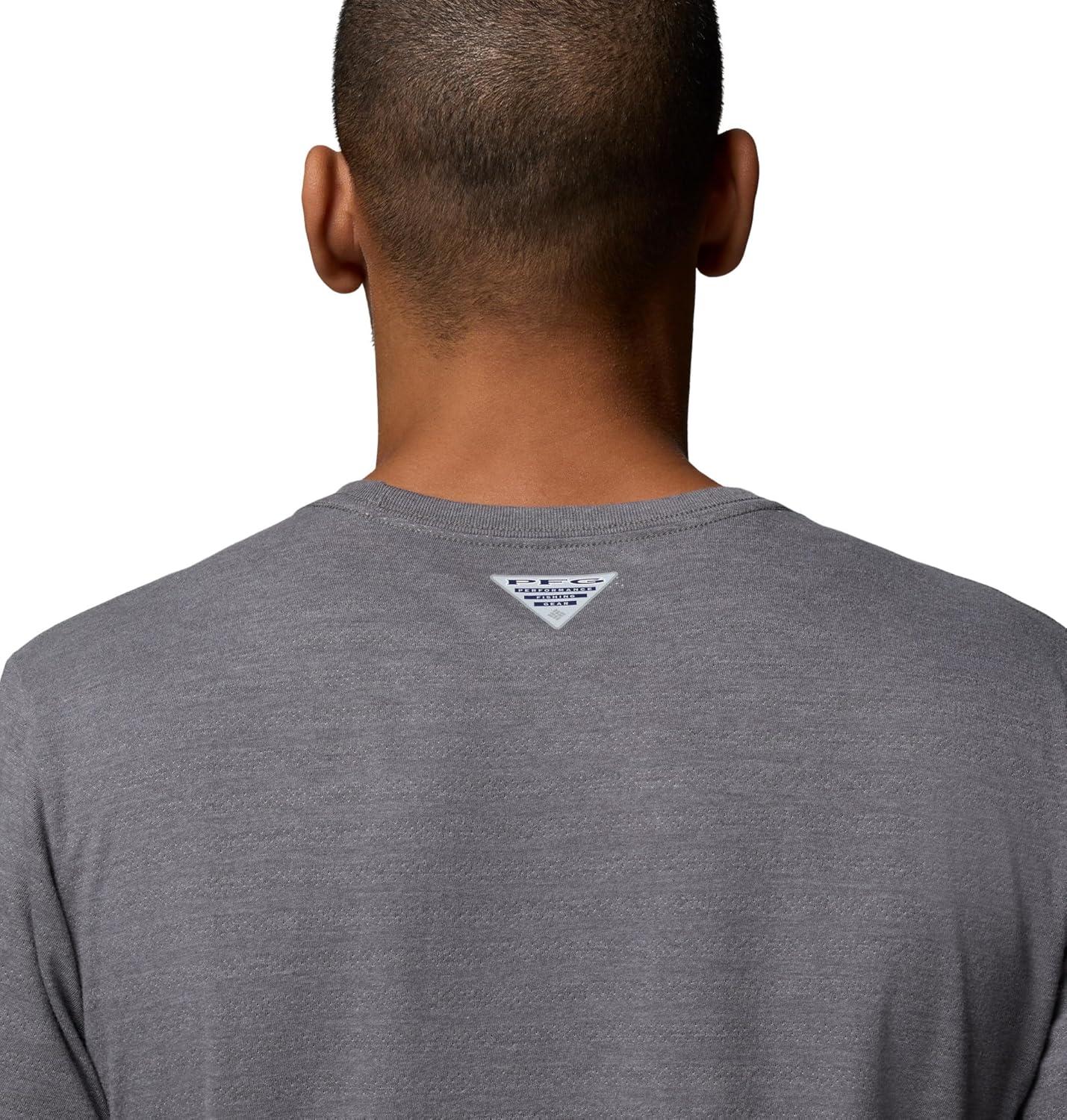 imageColumbia Mens PFG Freezer Short Sleeve TeeCity Grey