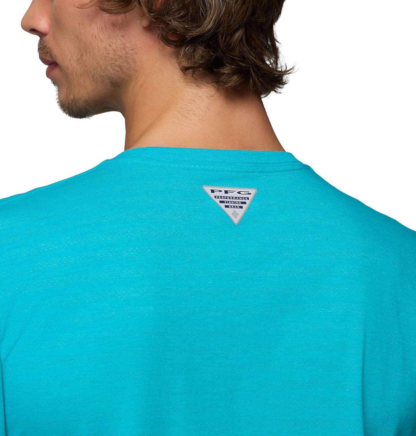 imageColumbia Mens PFG Freezer Short Sleeve TeeOcean Teal