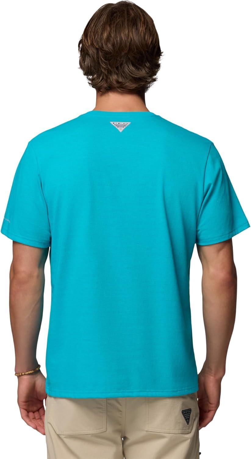 imageColumbia Mens PFG Freezer Short Sleeve TeeOcean Teal