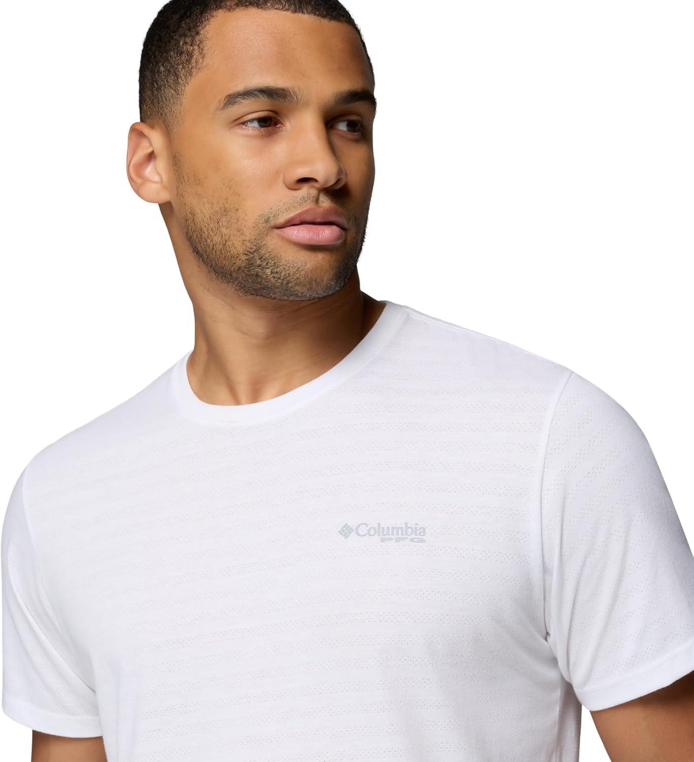 imageColumbia Mens PFG Freezer Short Sleeve TeeWhite