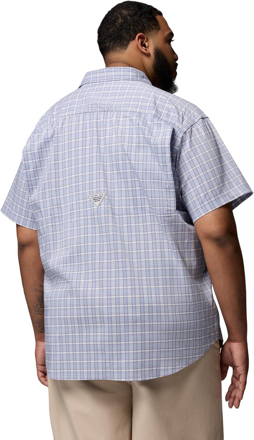 imageColumbia Mens PFG Harbor Peak Short Sleeve ShirtTwilight Offshore Tartan