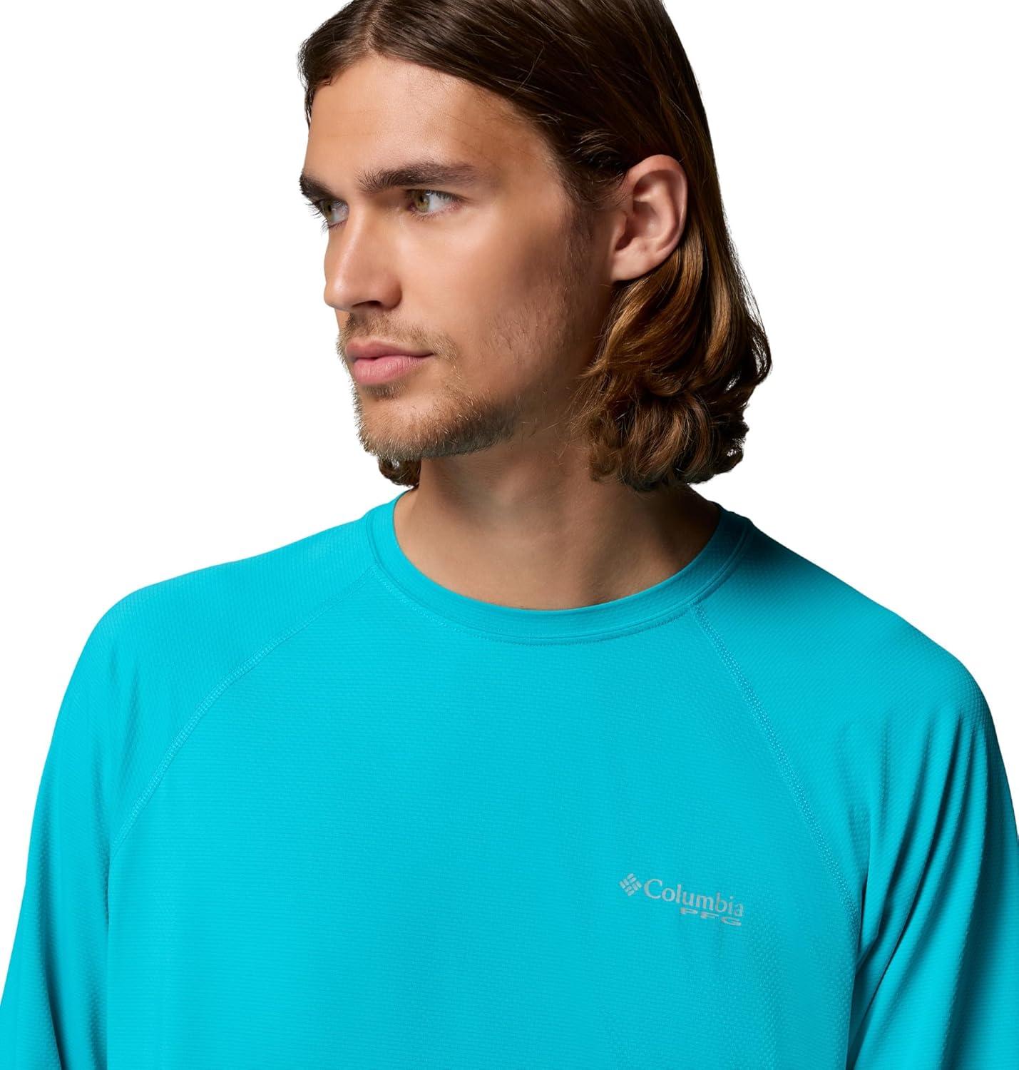 imageColumbia Mens PFG Solar Stream II Long SleeveOcean Teal