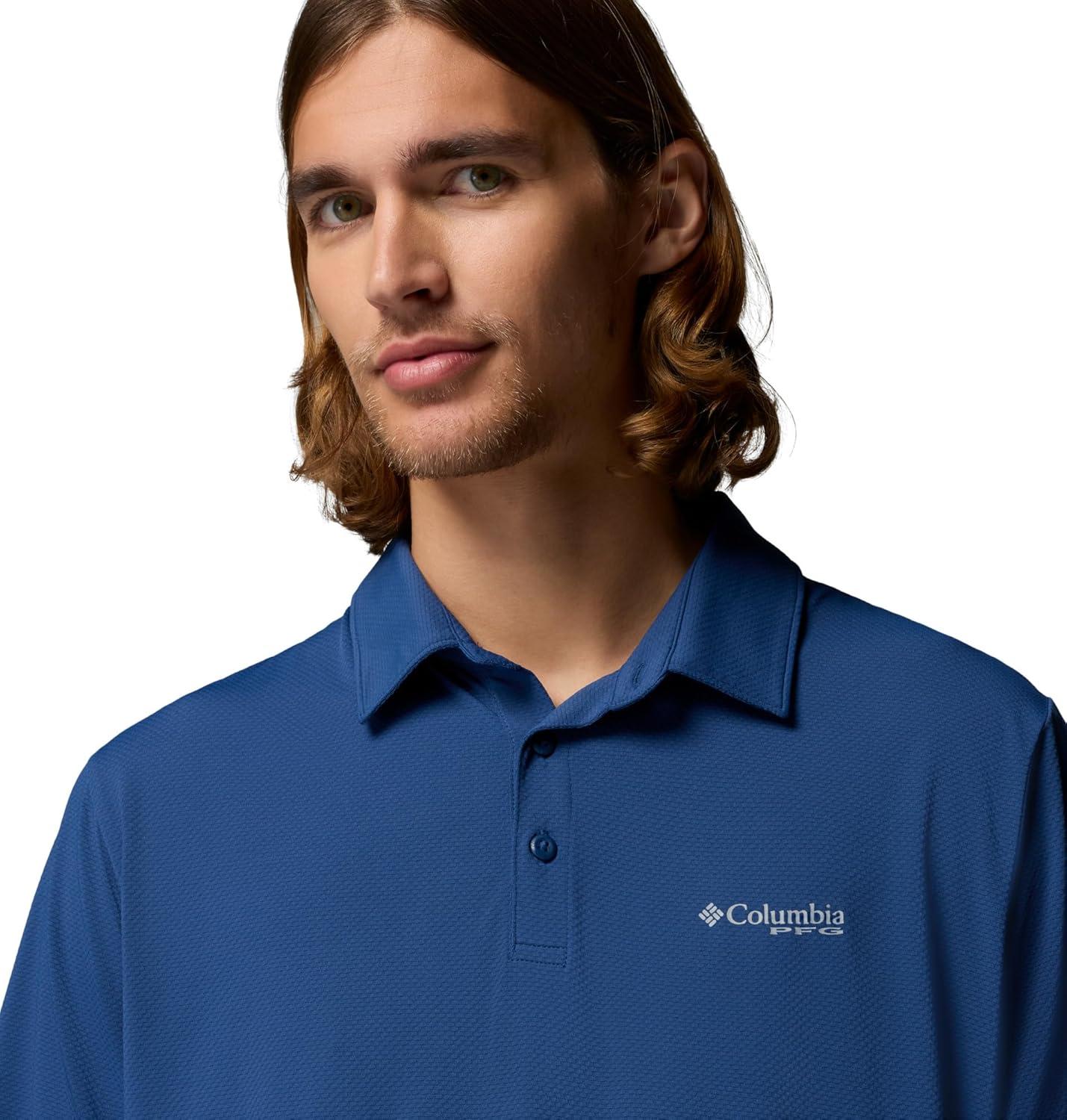 imageColumbia Mens PFG Solar Stream II PoloCarbon