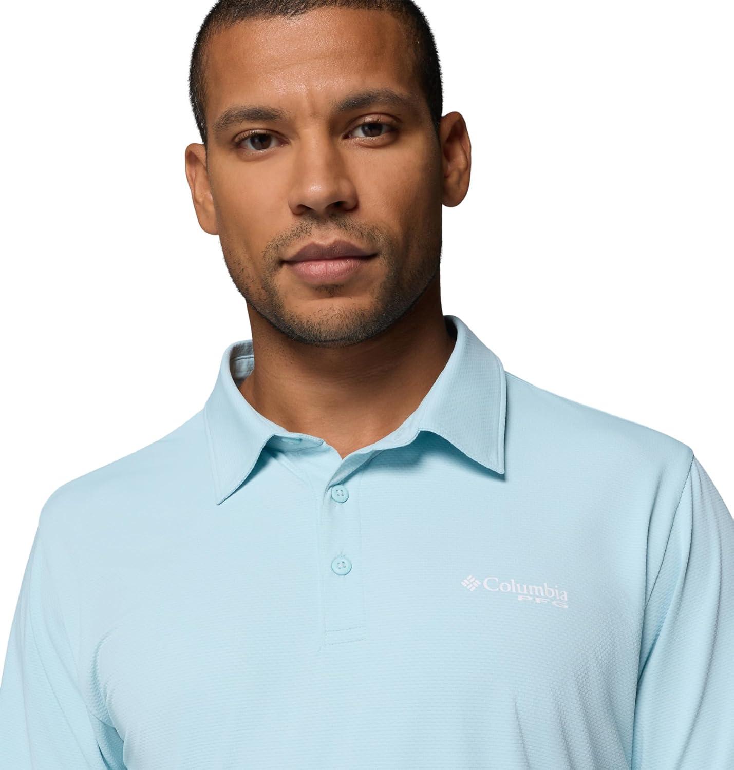 imageColumbia Mens PFG Solar Stream II PoloMarine Light