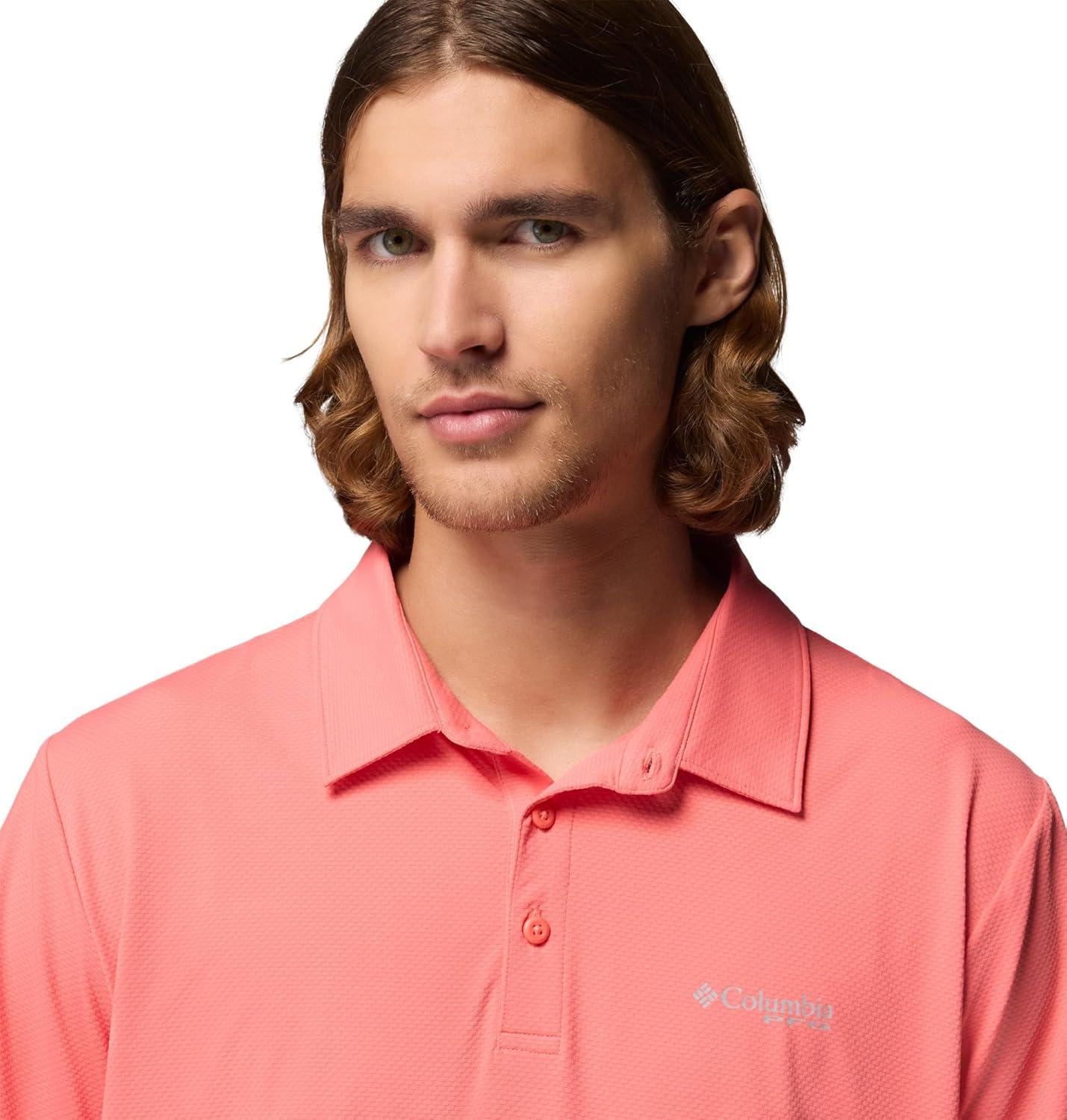imageColumbia Mens PFG Solar Stream II PoloMelonade