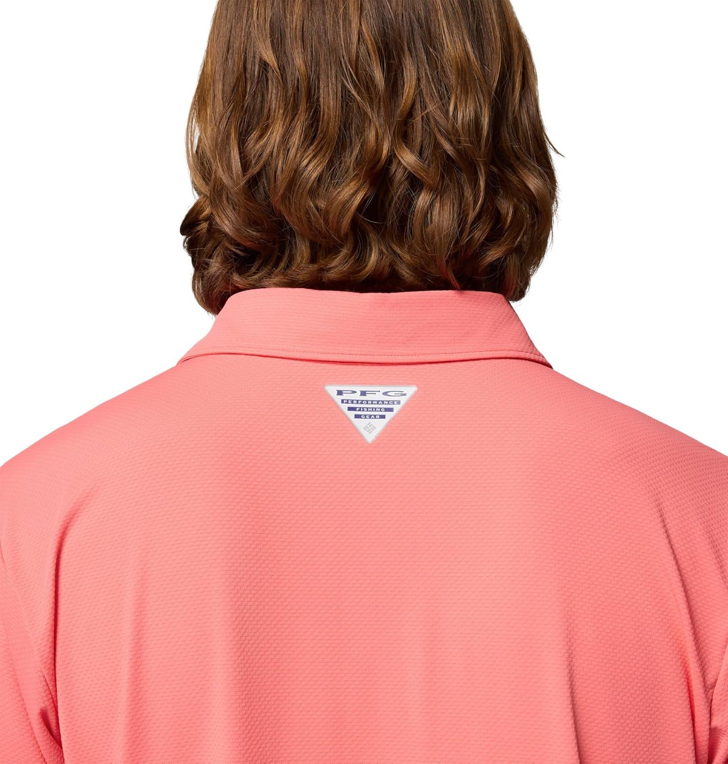 imageColumbia Mens PFG Solar Stream II PoloMelonade