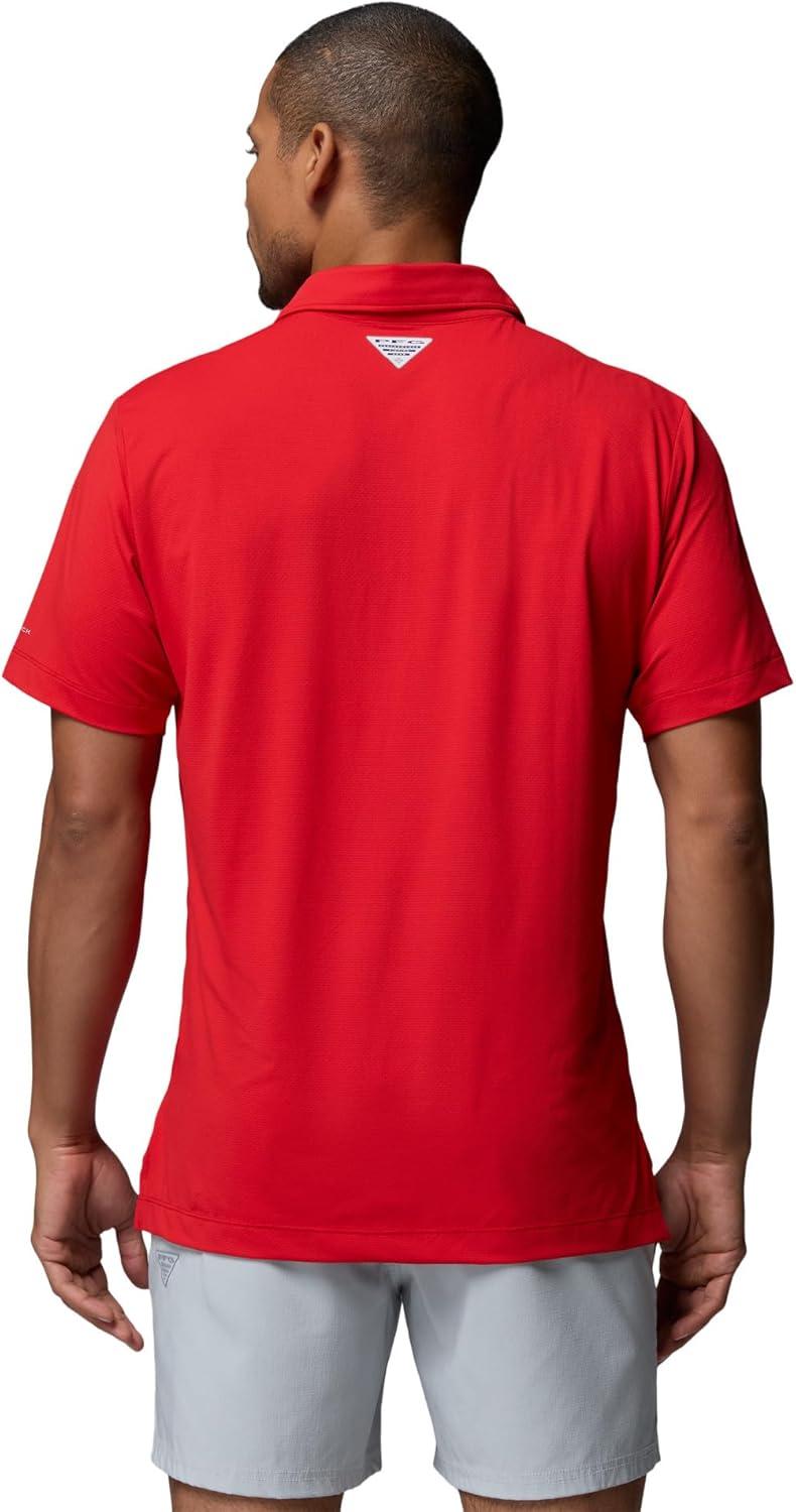 imageColumbia Mens PFG Solar Stream II PoloRed Spark