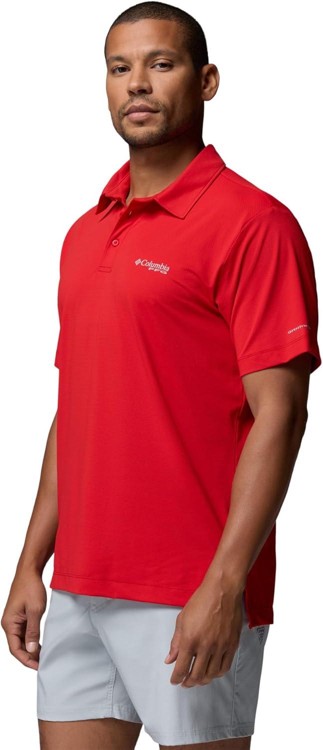 imageColumbia Mens PFG Solar Stream II PoloRed Spark