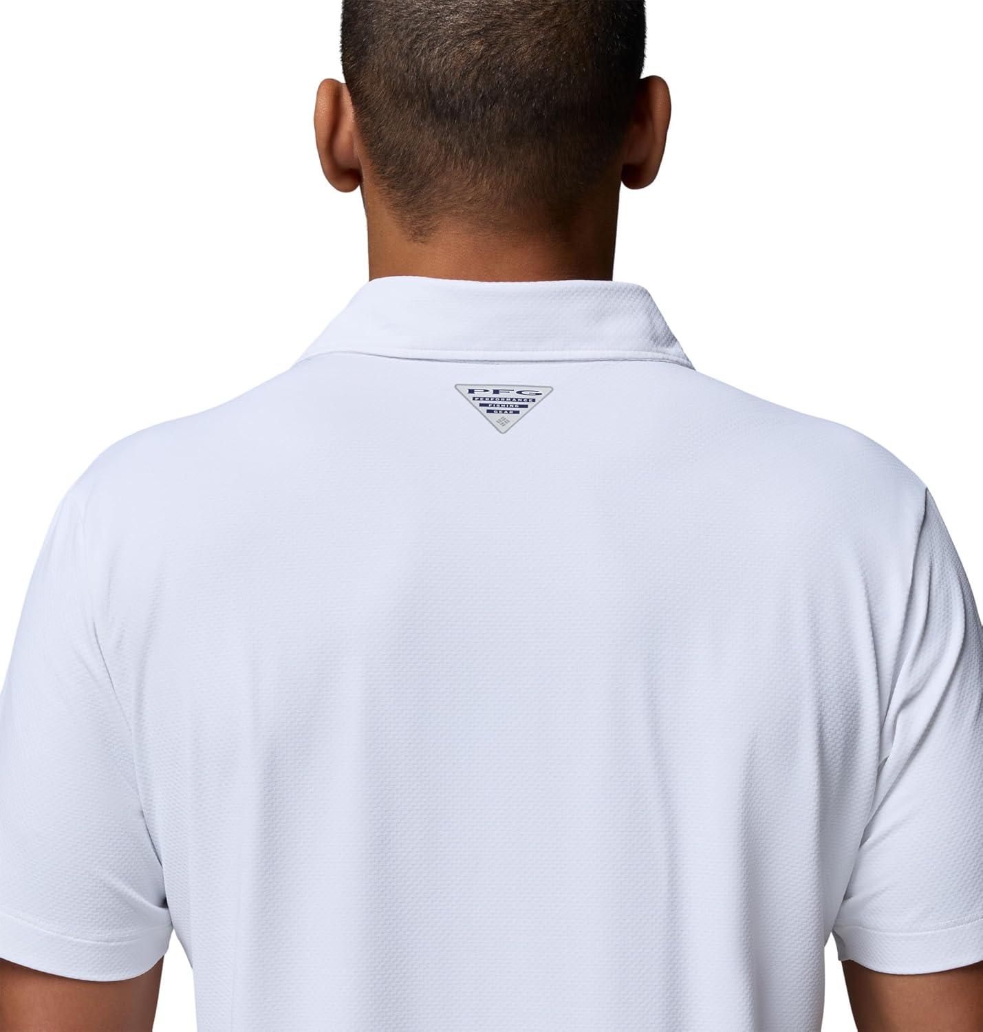imageColumbia Mens PFG Solar Stream II PoloWhite