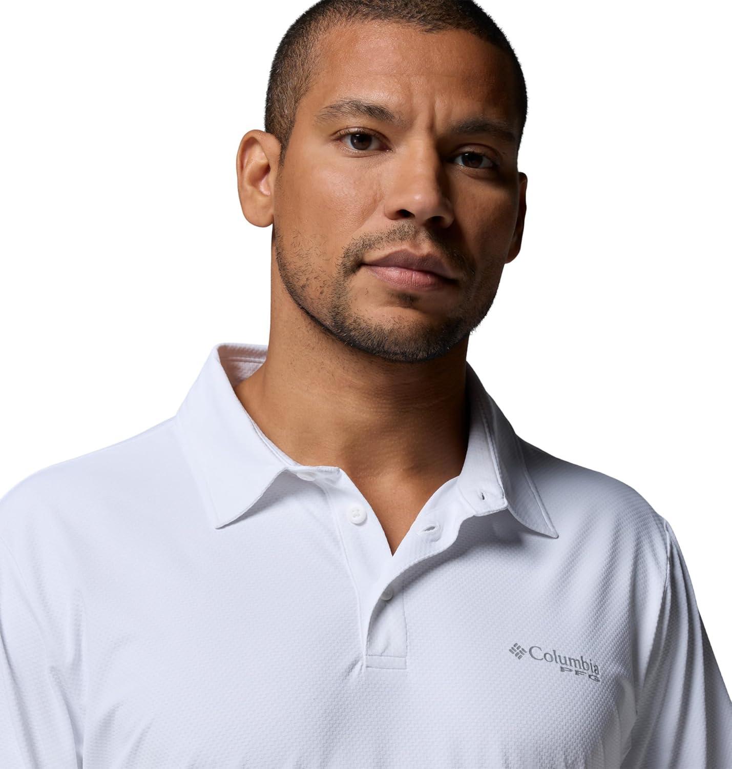 imageColumbia Mens PFG Solar Stream II PoloWhite