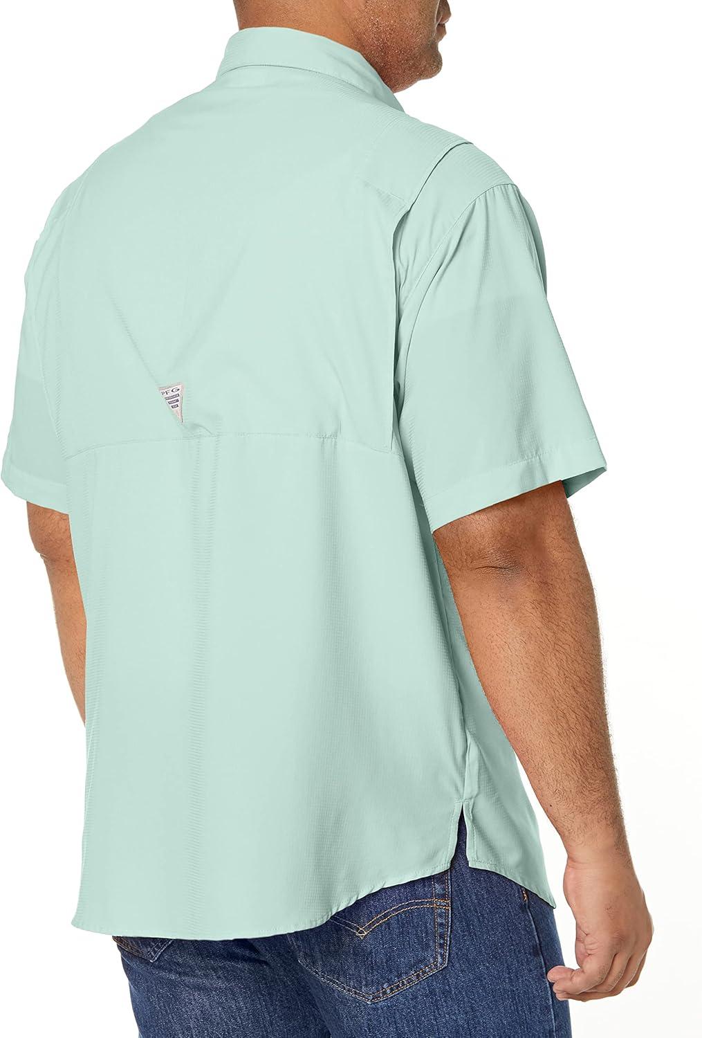 imageColumbia Mens PFG Tamiami II Short Sleeve ShirtAqua Tone