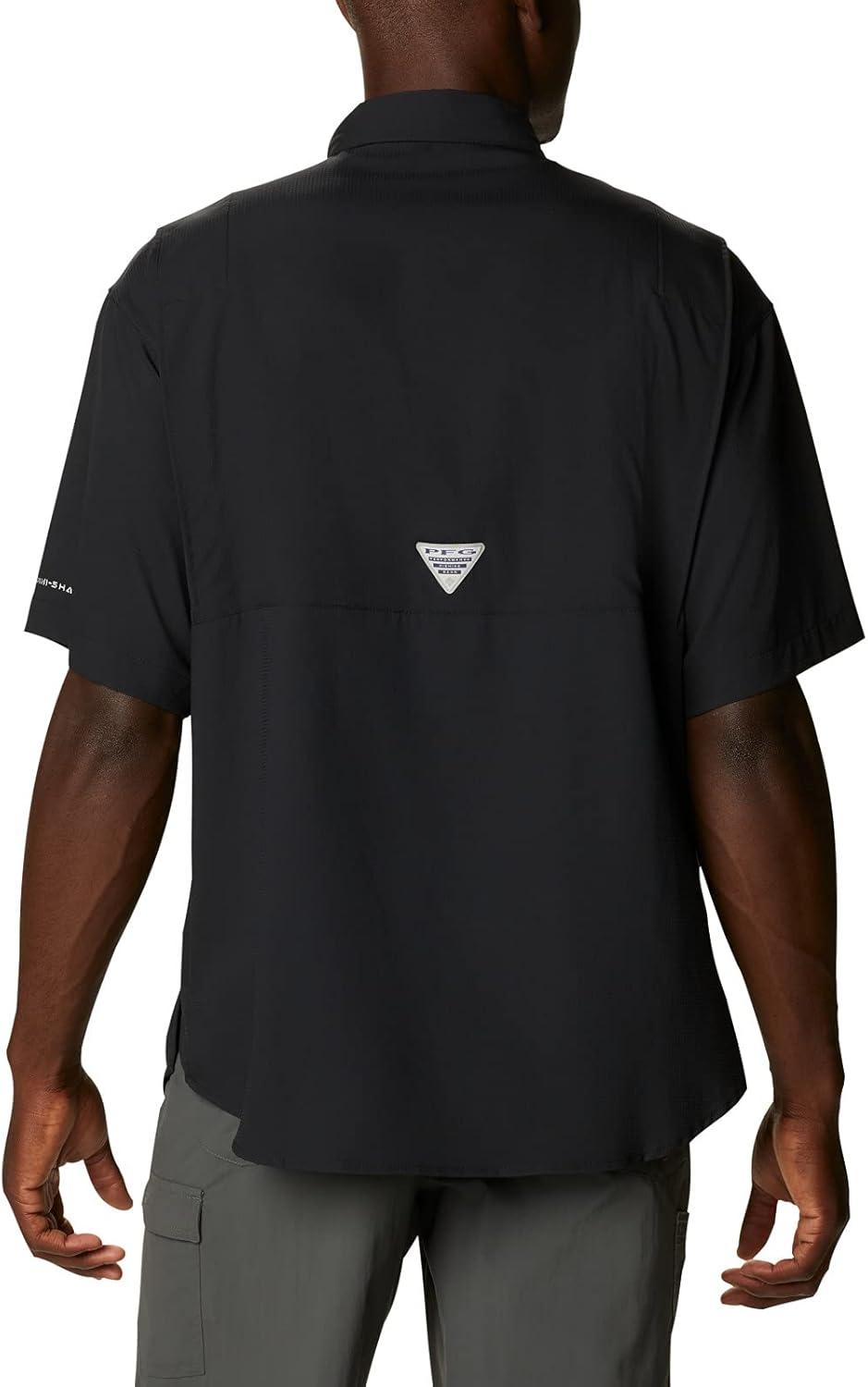imageColumbia Mens PFG Tamiami II Short Sleeve ShirtBlackRealtree Edge