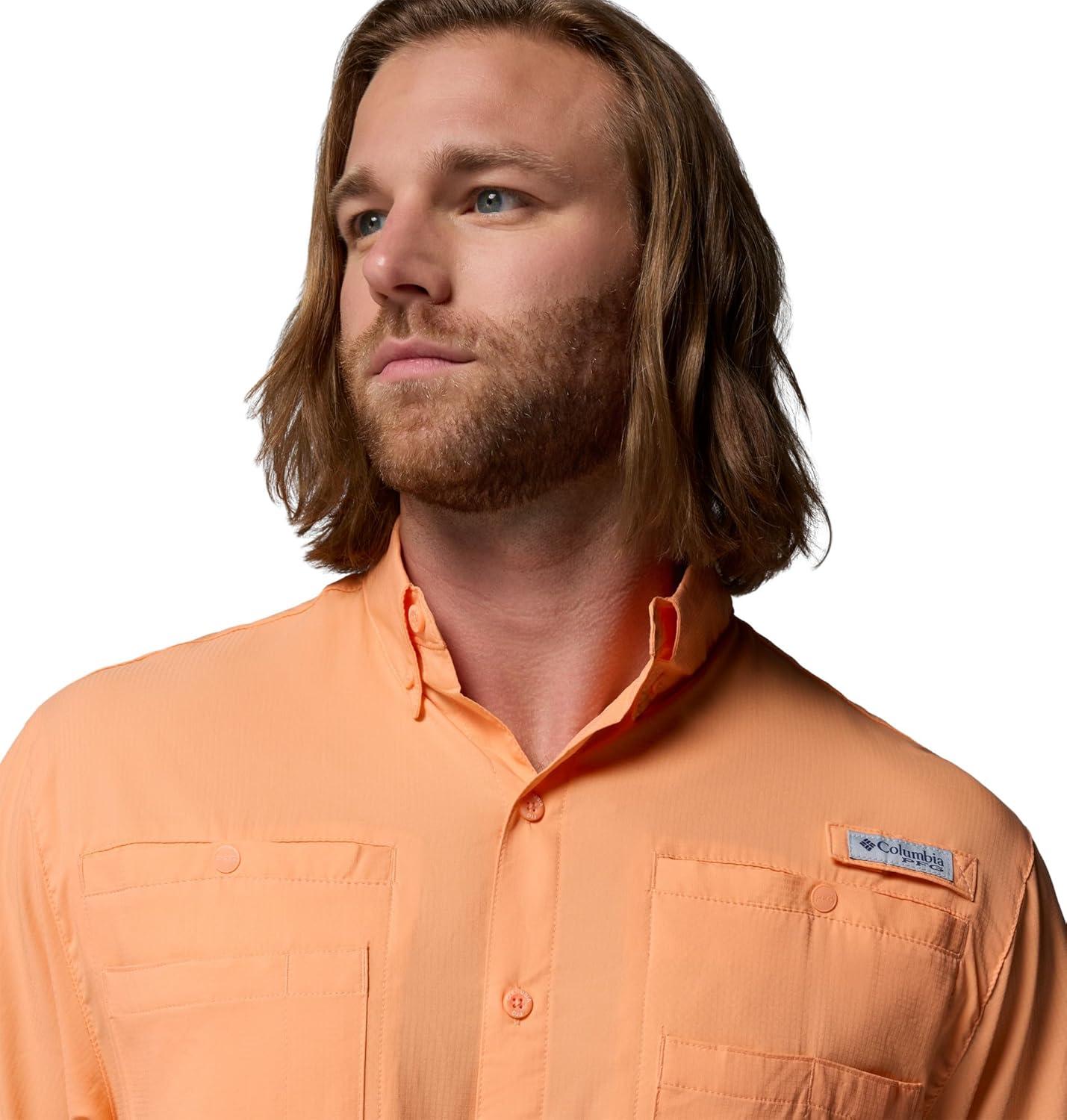 imageColumbia Mens PFG Tamiami II Short Sleeve ShirtBright Nectar