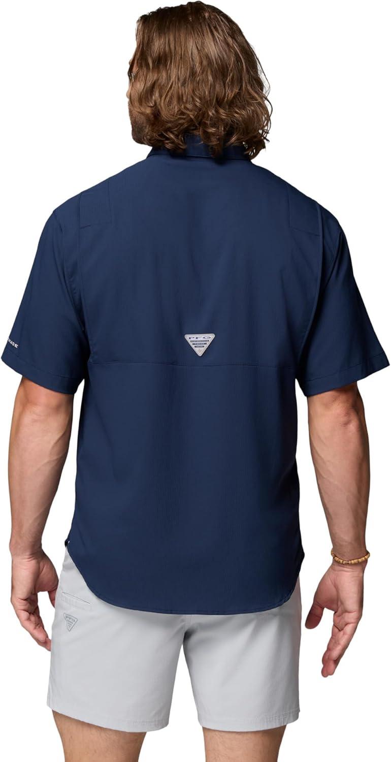 imageColumbia Mens PFG Tamiami II Short Sleeve ShirtCollegiate Navy