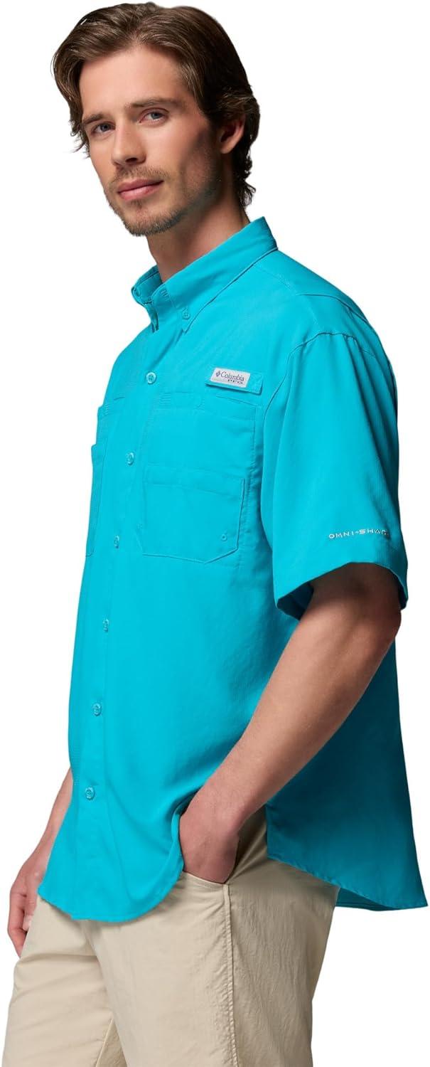 imageColumbia Mens PFG Tamiami II Short Sleeve ShirtOcean Teal
