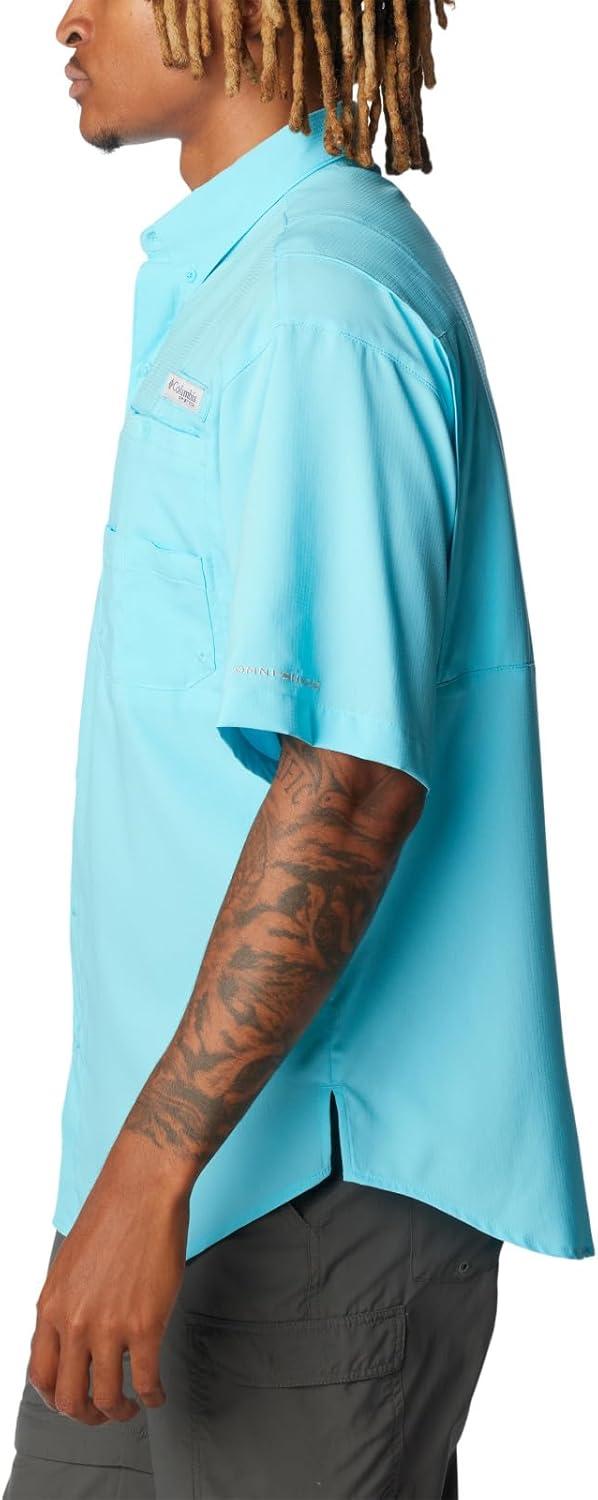 imageColumbia Mens PFG Tamiami II Short Sleeve ShirtOpal Blue