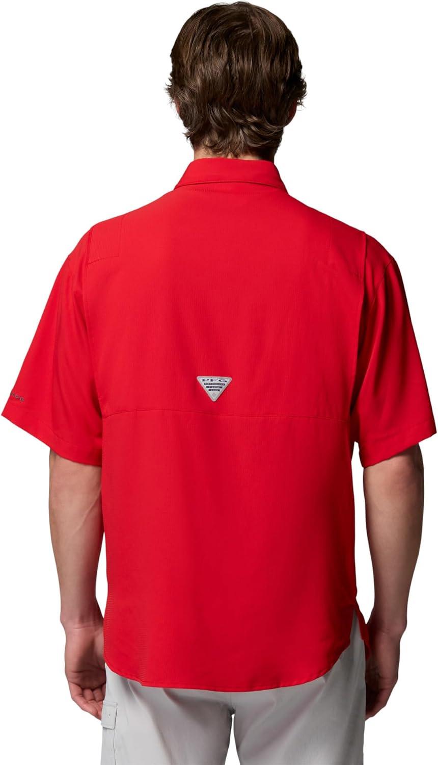 imageColumbia Mens PFG Tamiami II Short Sleeve ShirtRed Spark