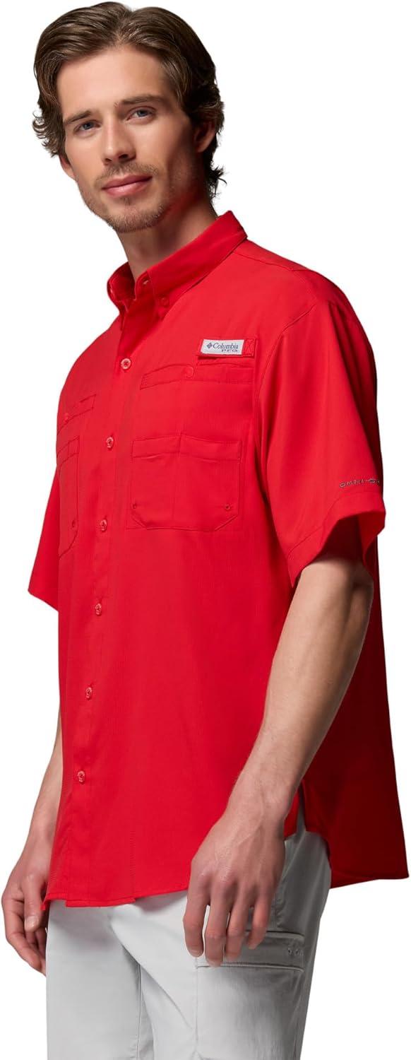 imageColumbia Mens PFG Tamiami II Short Sleeve ShirtRed Spark
