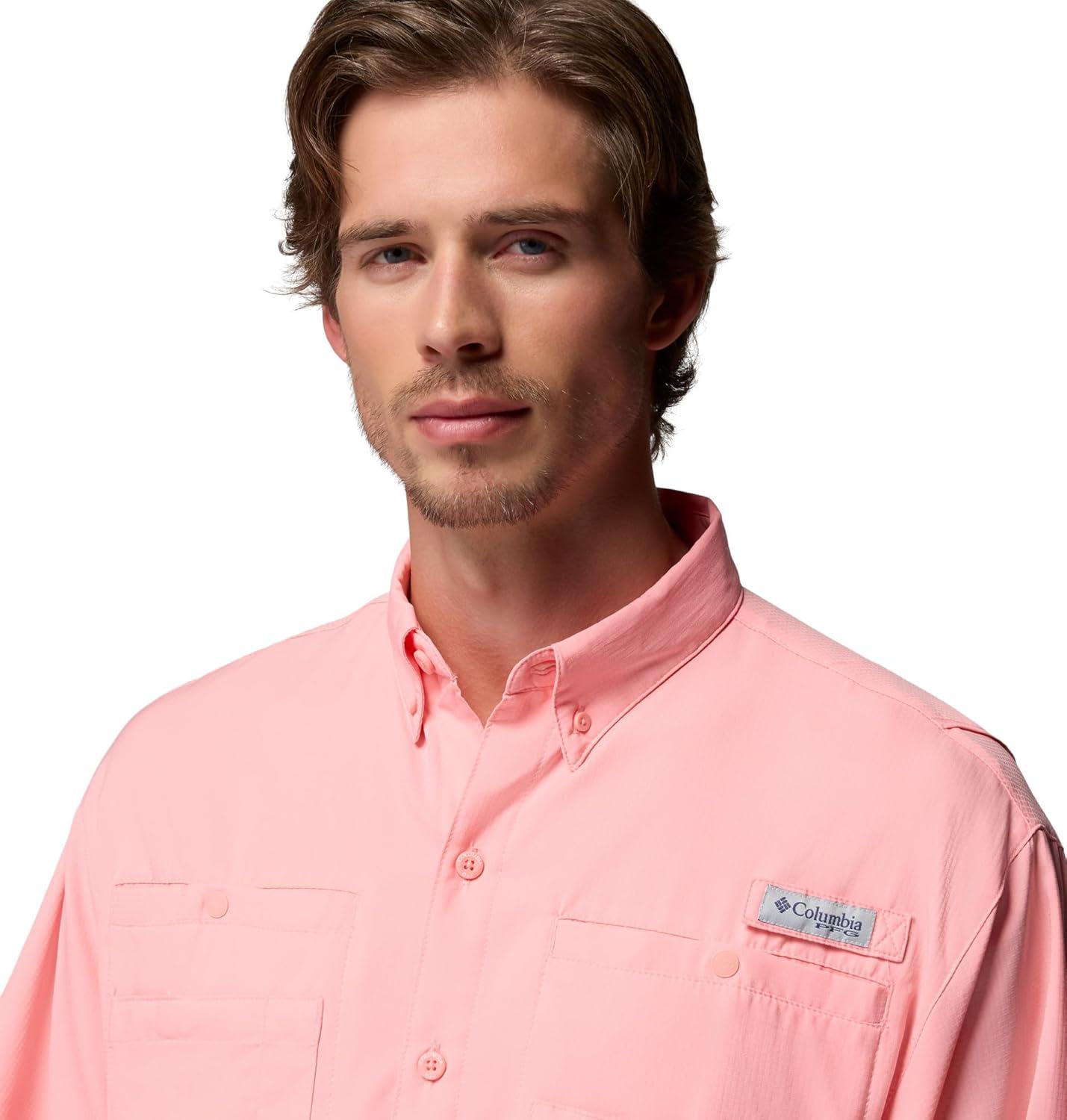 imageColumbia Mens PFG Tamiami II Short Sleeve ShirtSorbet