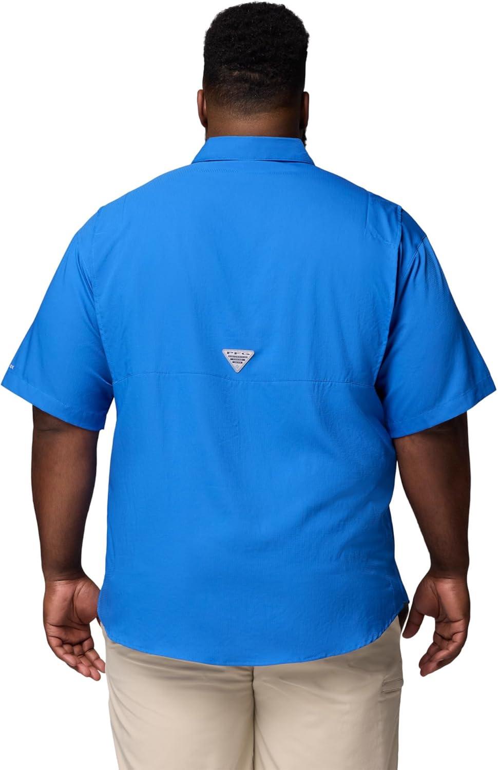 imageColumbia Mens PFG Tamiami II Short Sleeve ShirtVivid Blue