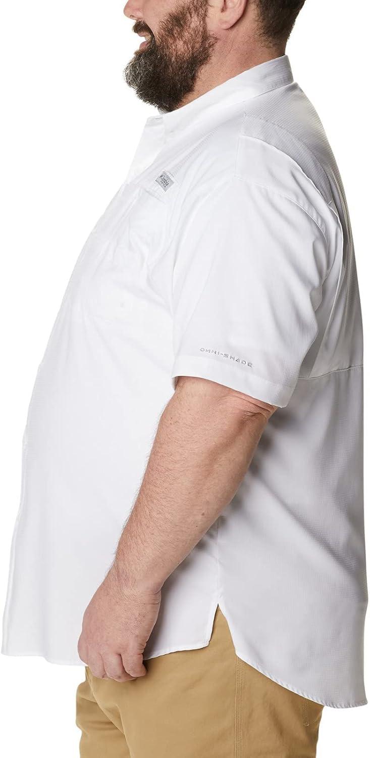 imageColumbia Mens PFG Tamiami II Short Sleeve ShirtWhite Legacy