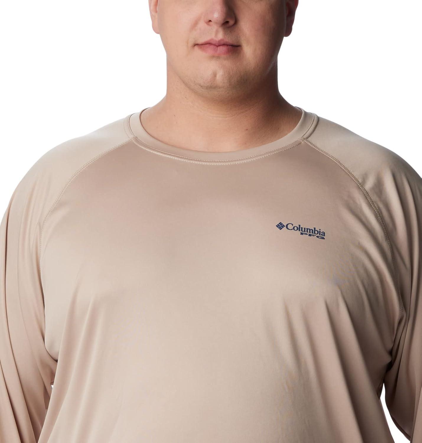 imageColumbia Mens PFG Terminal Tackle Long Sleeve ShirtAncient FossilCarbon Logo