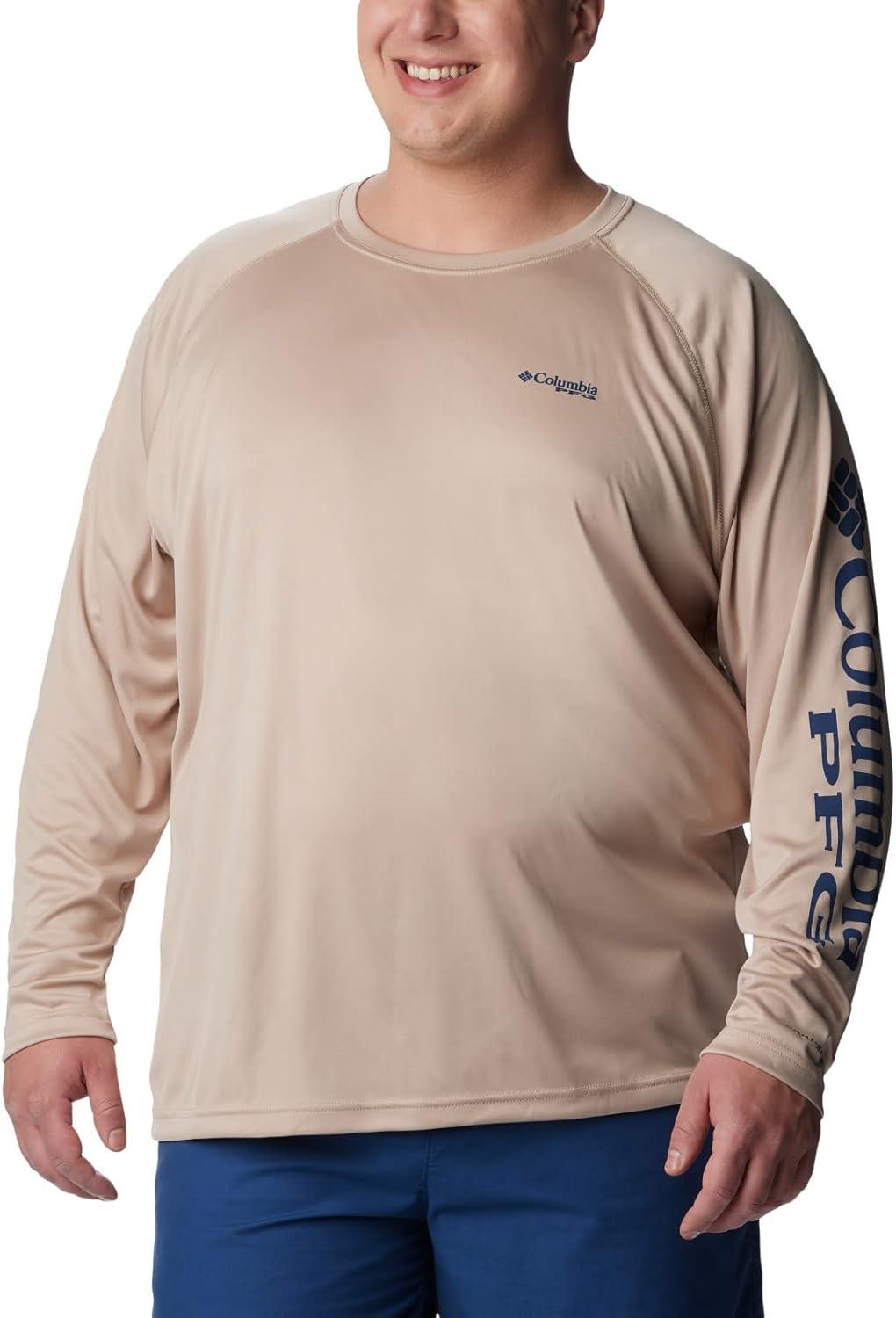 imageColumbia Mens PFG Terminal Tackle Long Sleeve ShirtAncient FossilCarbon Logo