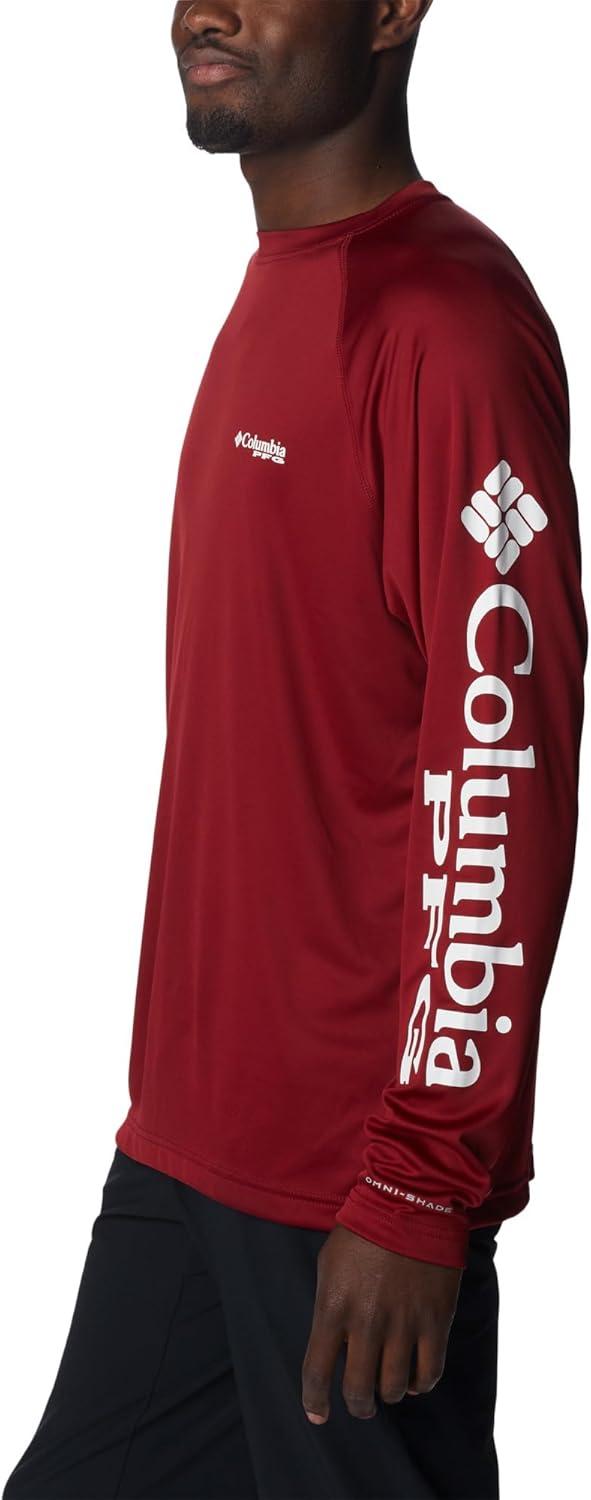 imageColumbia Mens PFG Terminal Tackle Long Sleeve ShirtBeetWhite Logo