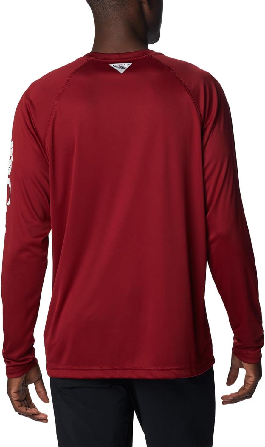 imageColumbia Mens PFG Terminal Tackle Long Sleeve ShirtBeetWhite Logo